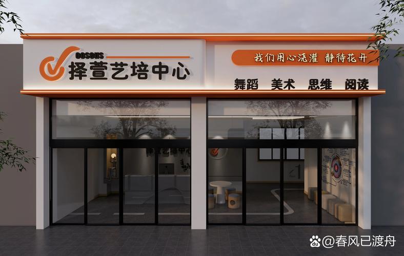 艺术培训门头设计 让创意与美学在视觉中绽放
